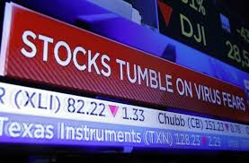 stocks tumble